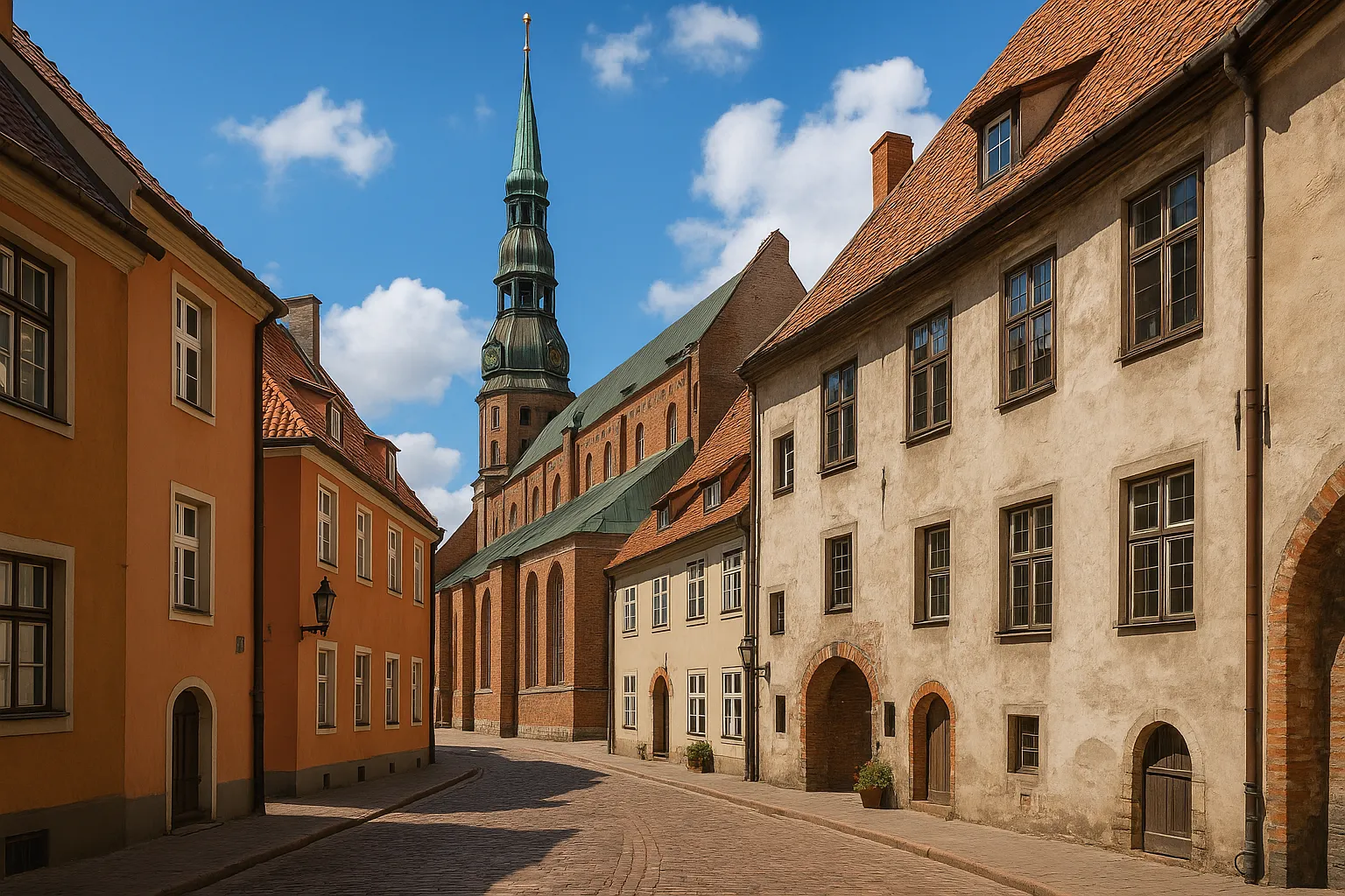 Rīgas viduslaiku vecpilsētas stāsts – no Hanzas savienības līdz mūsdienām.